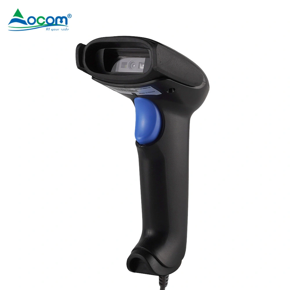 Ocom Wired Handheld Waterproof Label Reader Portable Qr Code 2D Barcode Scanner