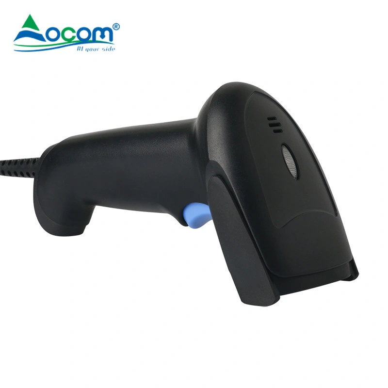 Ocom Wired Handheld Waterproof Label Reader Portable Qr Code 2D Barcode Scanner