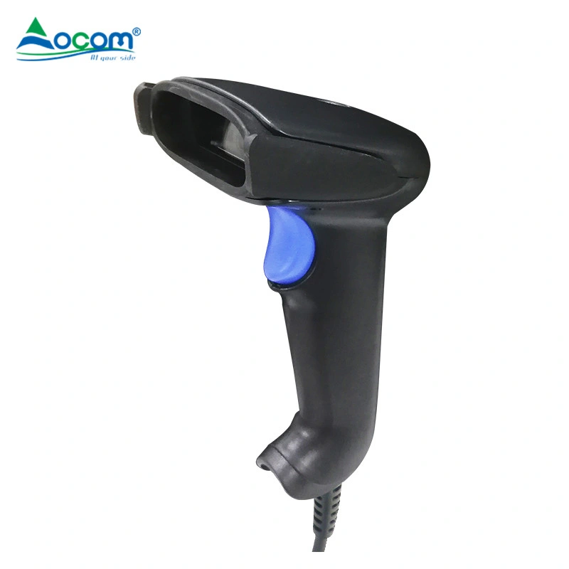 Ocom Wired Handheld Waterproof Label Reader Portable Qr Code 2D Barcode Scanner